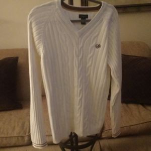 Men's long sleeve pull over sweater